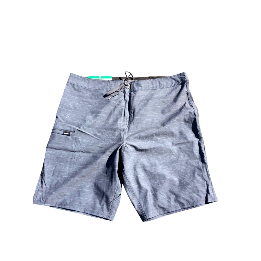 O'Neill Men's Gray Heathered Boardshorts 20 Outseam Standard Fit Size 34